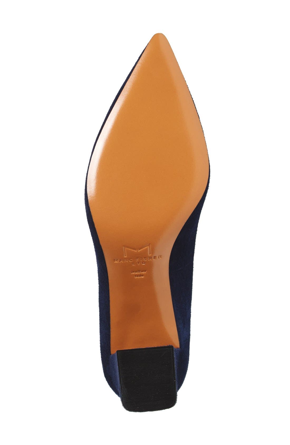 Zala Block Heel Pump, Alternate, color, NAVY SUEDE