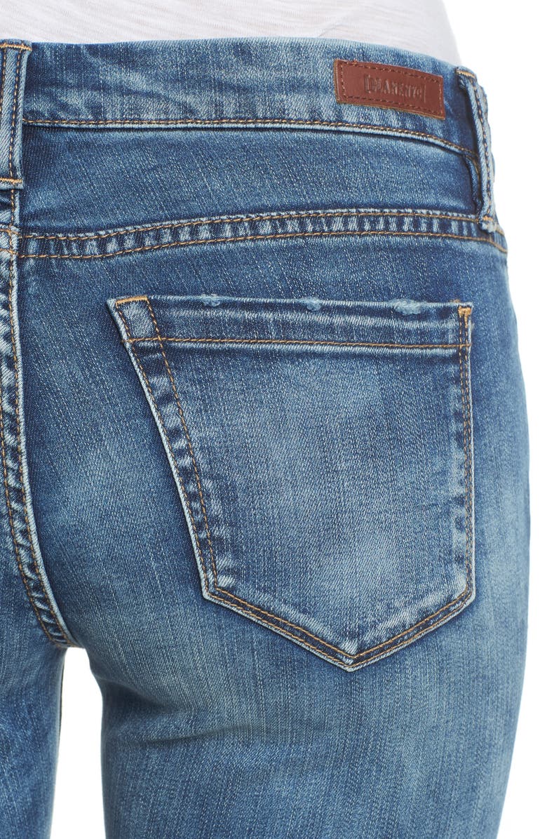 BLANKNYC Step Hem Skinny Jeans, Alternate, color, 