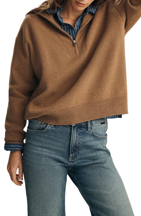 Half Zip Polo Sweater