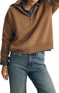 Mavi Jeans Half Zip Polo Sweater
