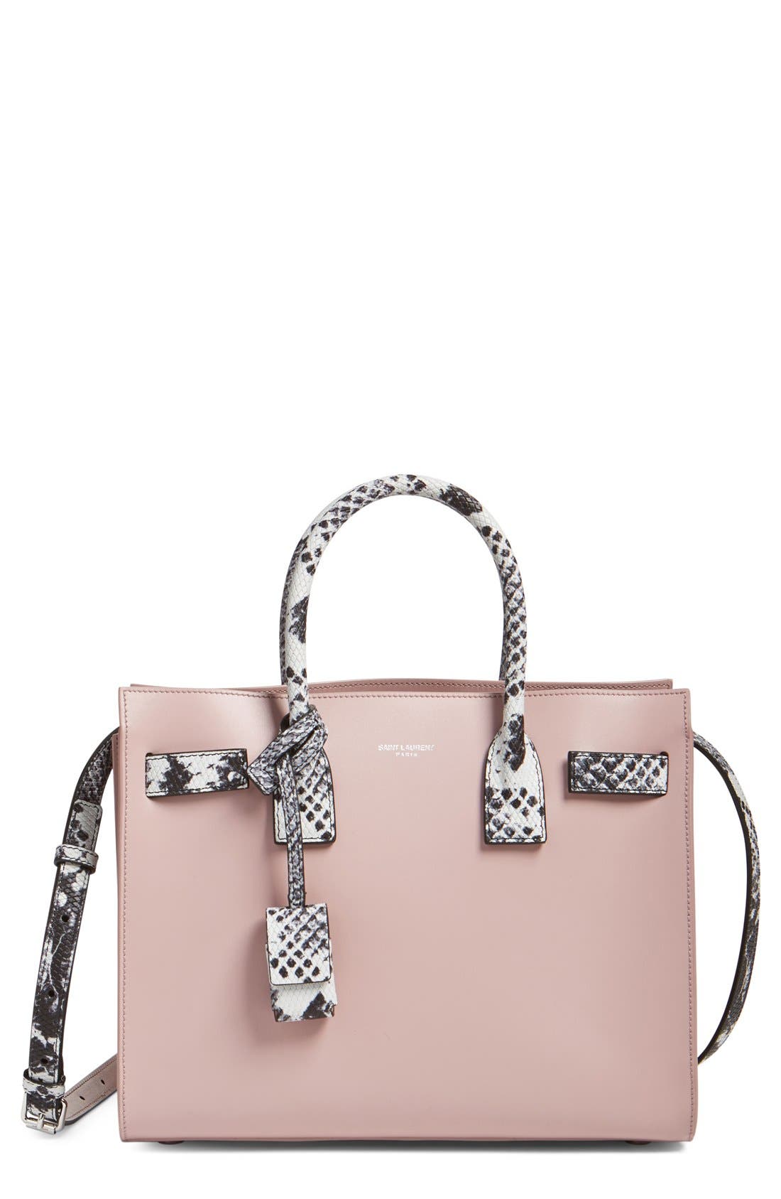 Saint Laurent 'Baby Sac de Jour' Leather Tote, Main, color, 