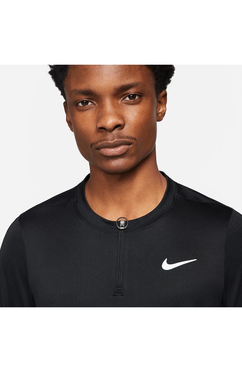 Nike Court Dri-FIT Advantage Half Zip Tennis Top, Alternate, color, 