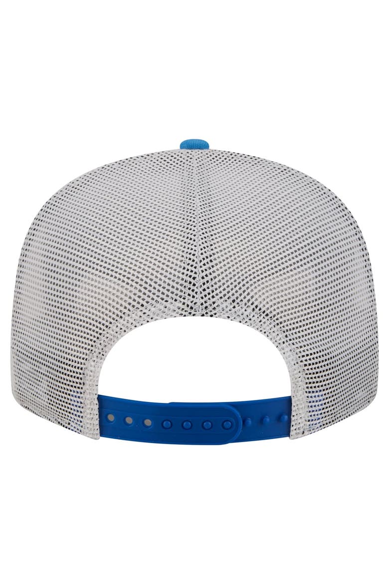 Men's New Era  Powder Blue Los Angeles Chargers Core Team 9FIFTY Trucker Snapback Hat, Alternate, color, Powder Blue