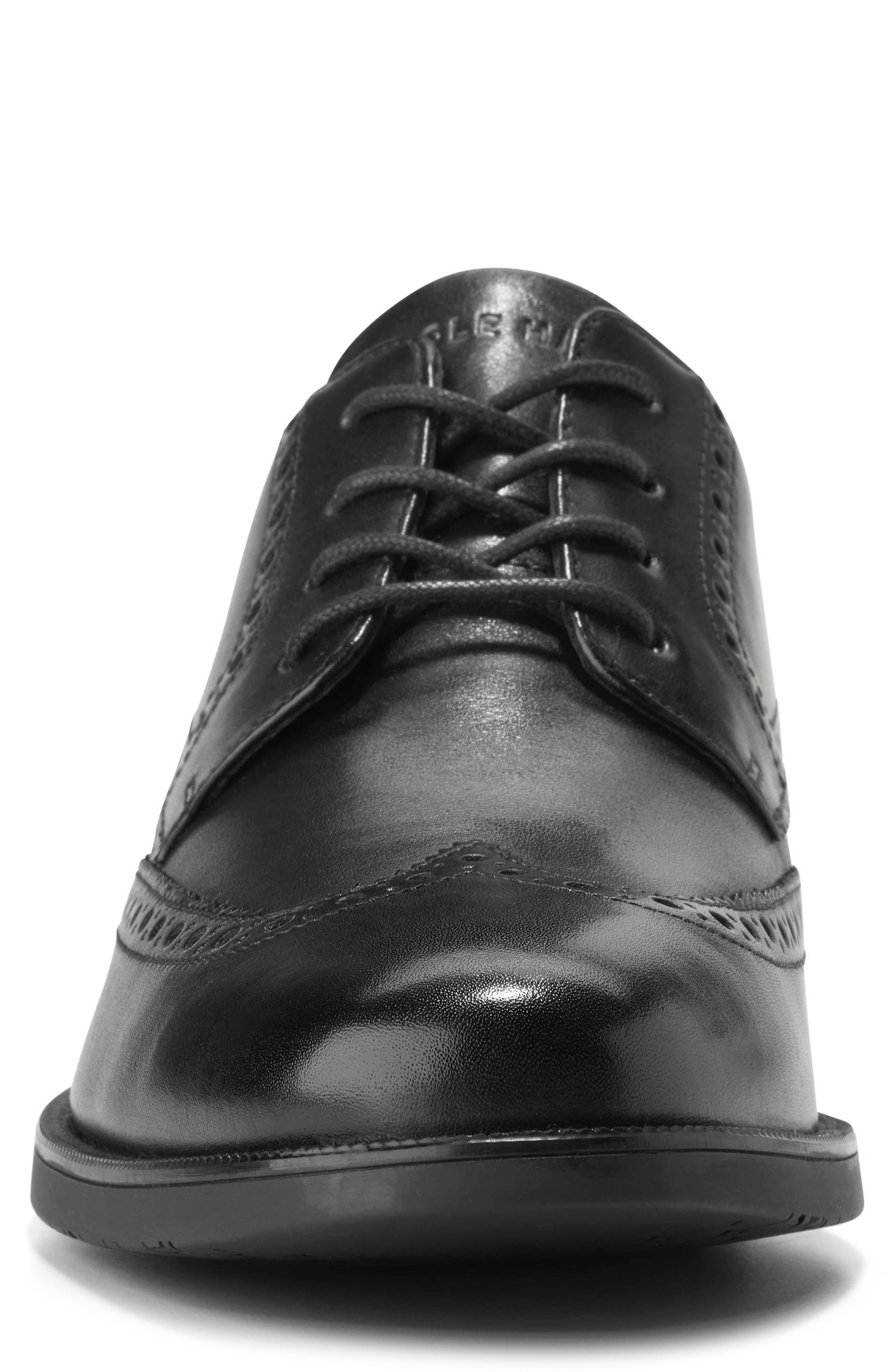 Bedford Wingtip Oxford, Alternate, color, BLACK