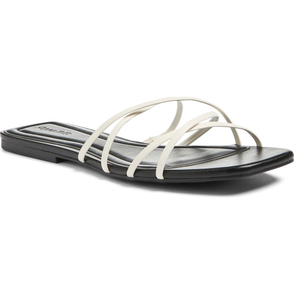 Open Edit Korva Slide Sandal In White