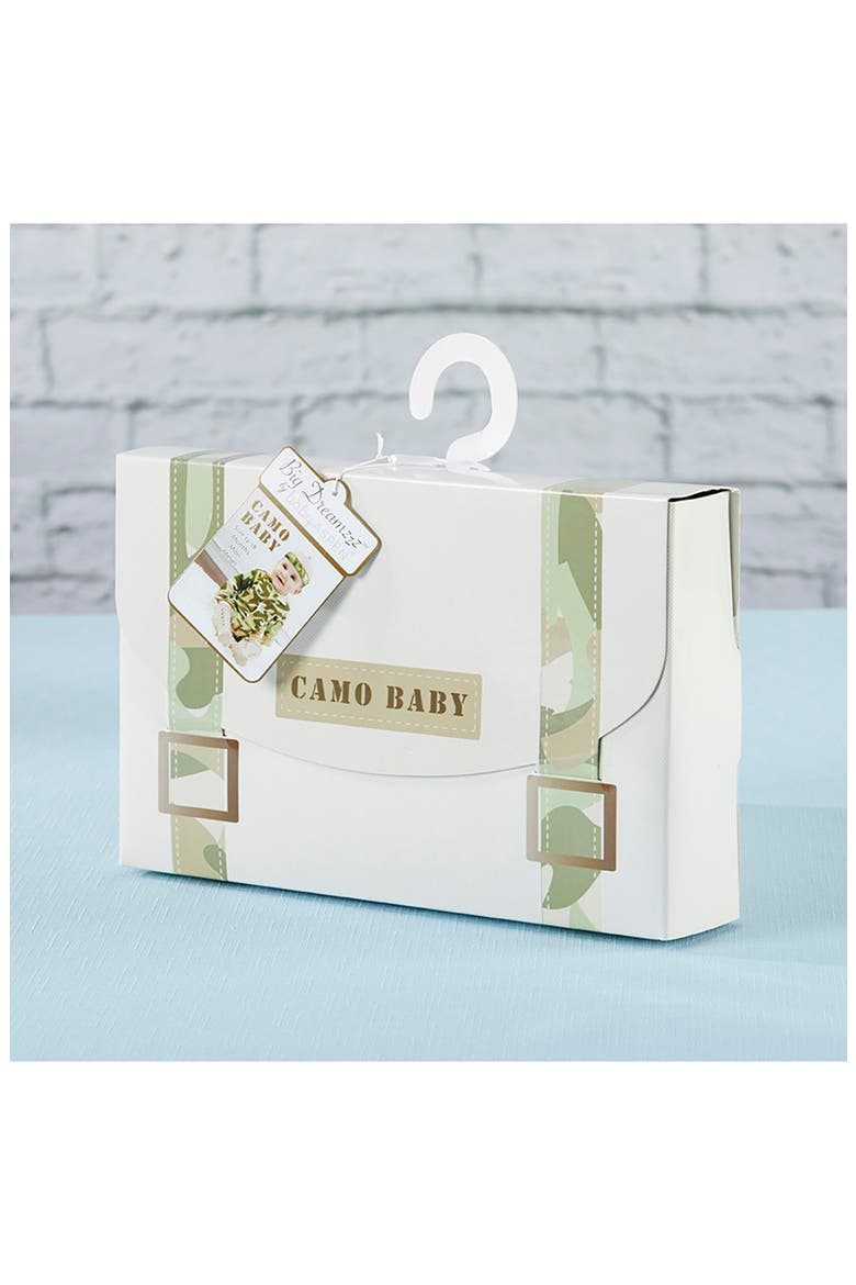 Big Dreamzzz Camo 2-Piece Cotton Sleeper Gift Set, Alternate, color, GREEN
