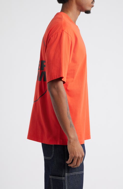 Boiler Room Core Logo Graphic T-shirt In Orange