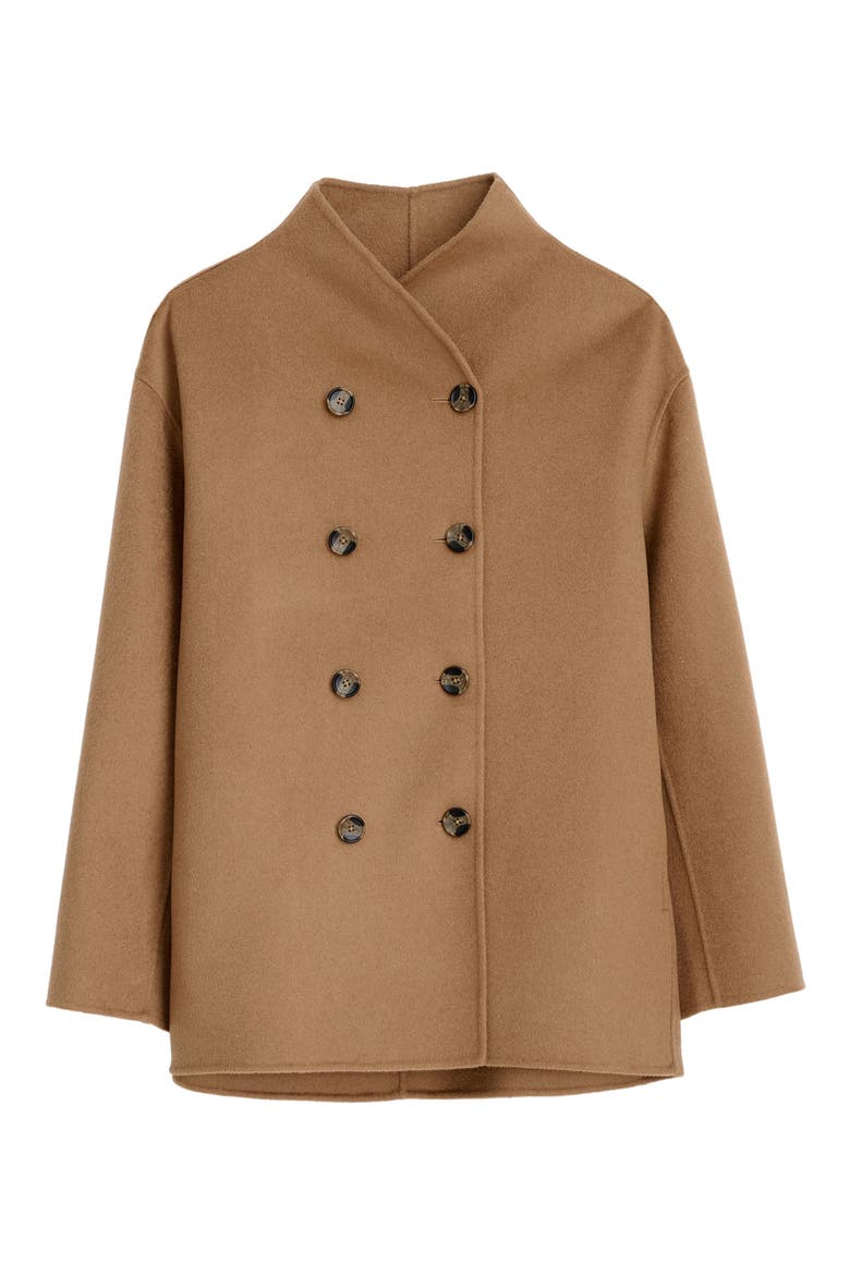 Sophia Wool Blend Coat, Alternate, color, CAMEL