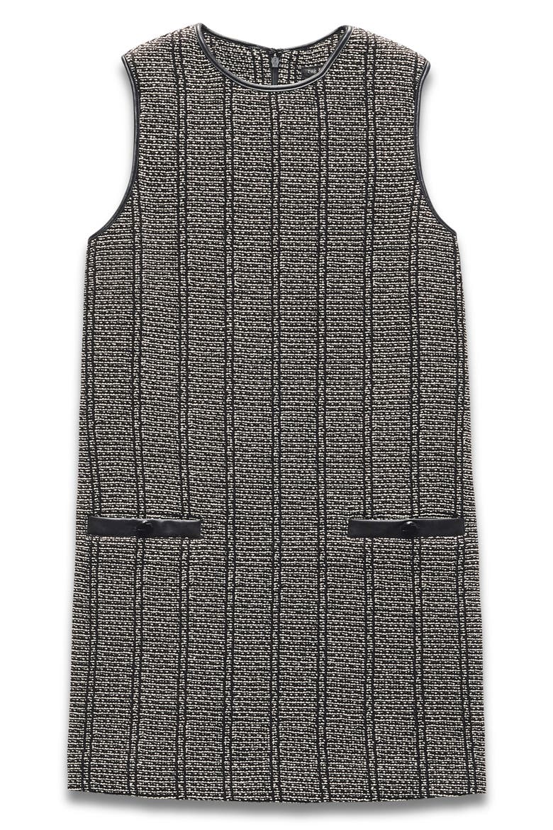 Frances Cotton Shift Dress, Alternate, color, BLACKMULT