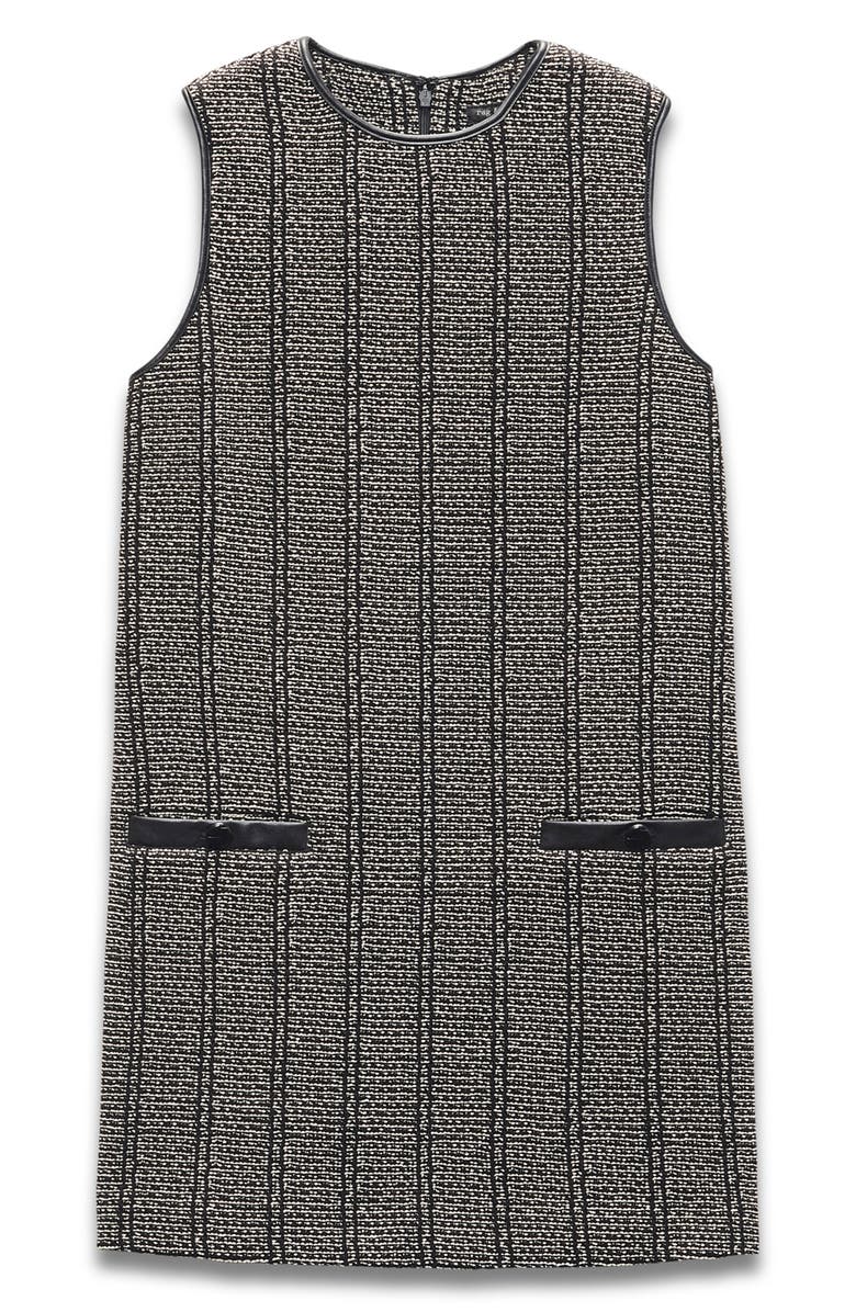 rag & bone Frances Cotton Shift Dress, Alternate, color, Black Multi