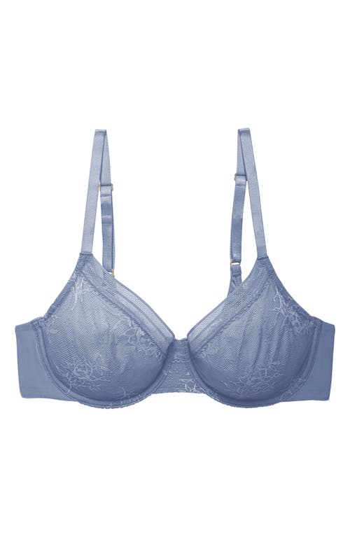 Natori Love Lace Underwire Full Coverage Plunge Bra