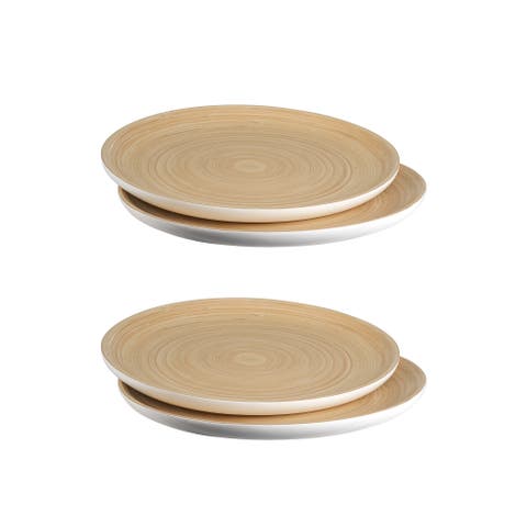 4 Piece Serving Plate Set, 12 Inch