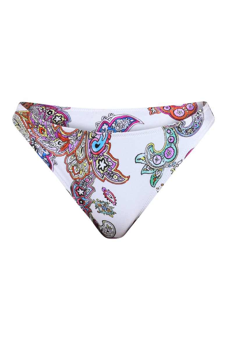 Jean Bright Paisley Scoop Bikini Bottoms, Alternate, color, MULTI