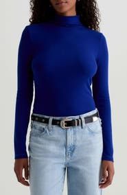 AG Chels Ribbed Turtleneck Sweater