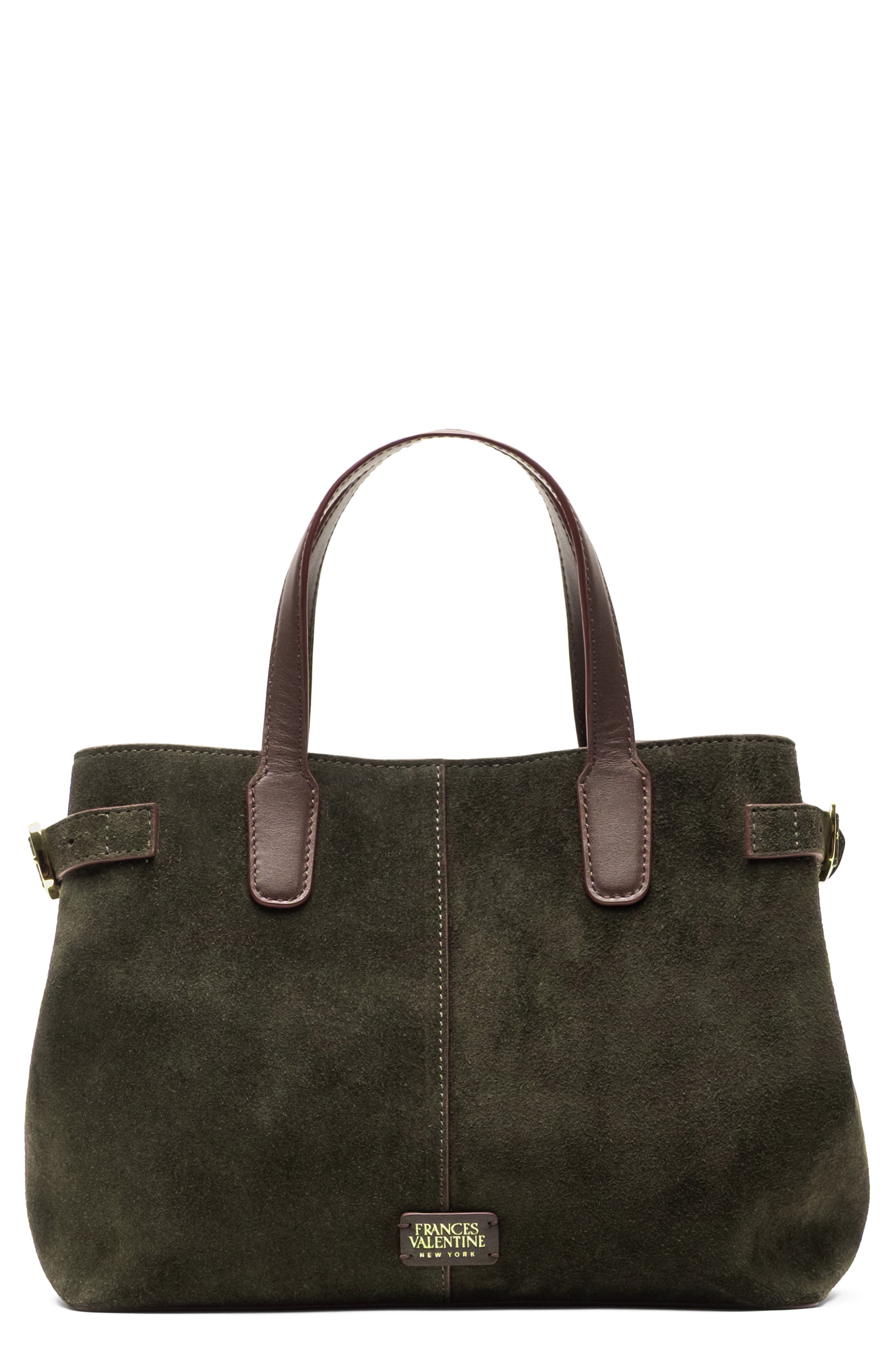 Frances Valentine Amalie Suede Tote, Main, color, 
