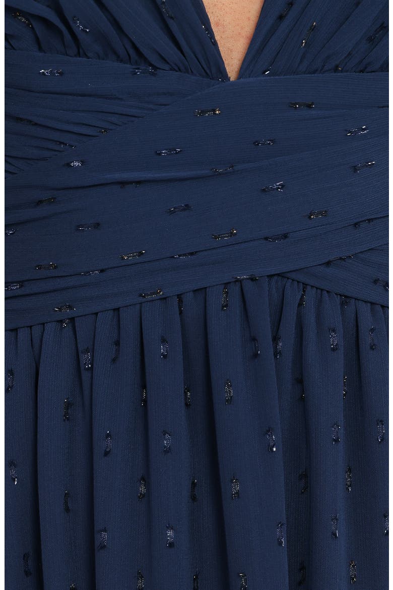 Harmony Floral Maxi Dress, Alternate, color, NAVY