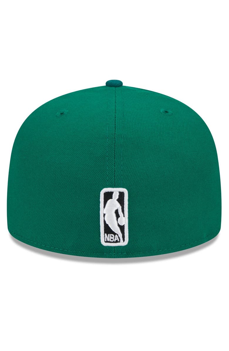New Era Men's New Era Kelly Green Boston Celtics Rally Drive Checkerboard 59FIFTY Crown Fitted Hat, Alternate, color, Kelly Green