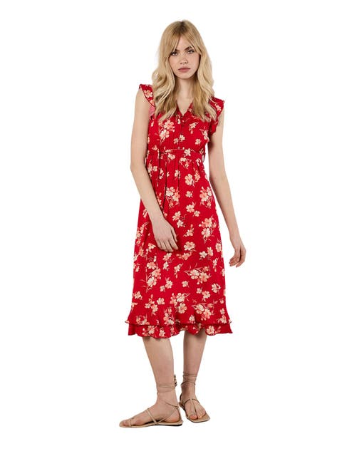 Rock Cress Floral Ditsy Midi Dress