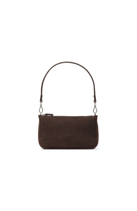 Chloe Leather Mini Nubuck Suede Shoulder Bag