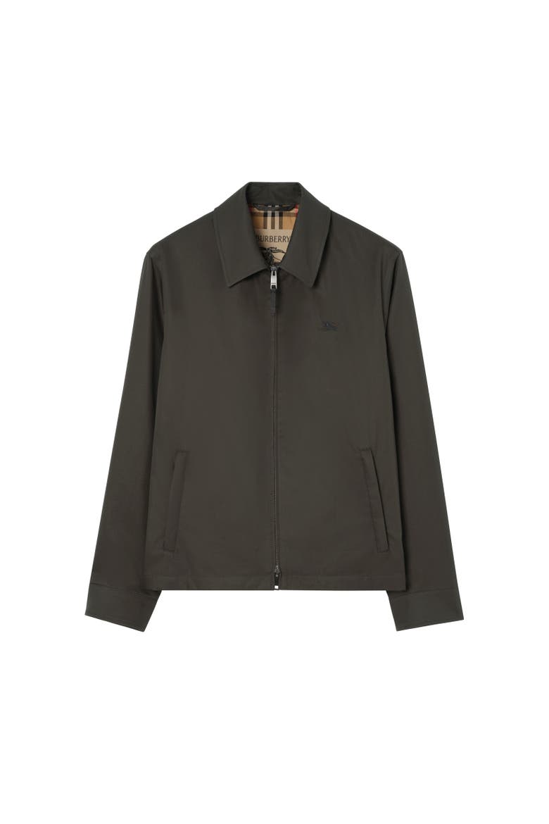 Tropical Gabardine Bloomsbury Harrington Jacket, Alternate, color, Graphite grey