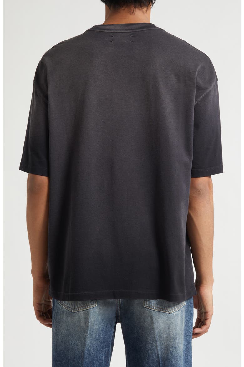 Oversize Splice Graphic T-Shirt, Alternate, color, BLACK