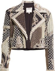 L
AGENCE Embellished Oversize Jacket