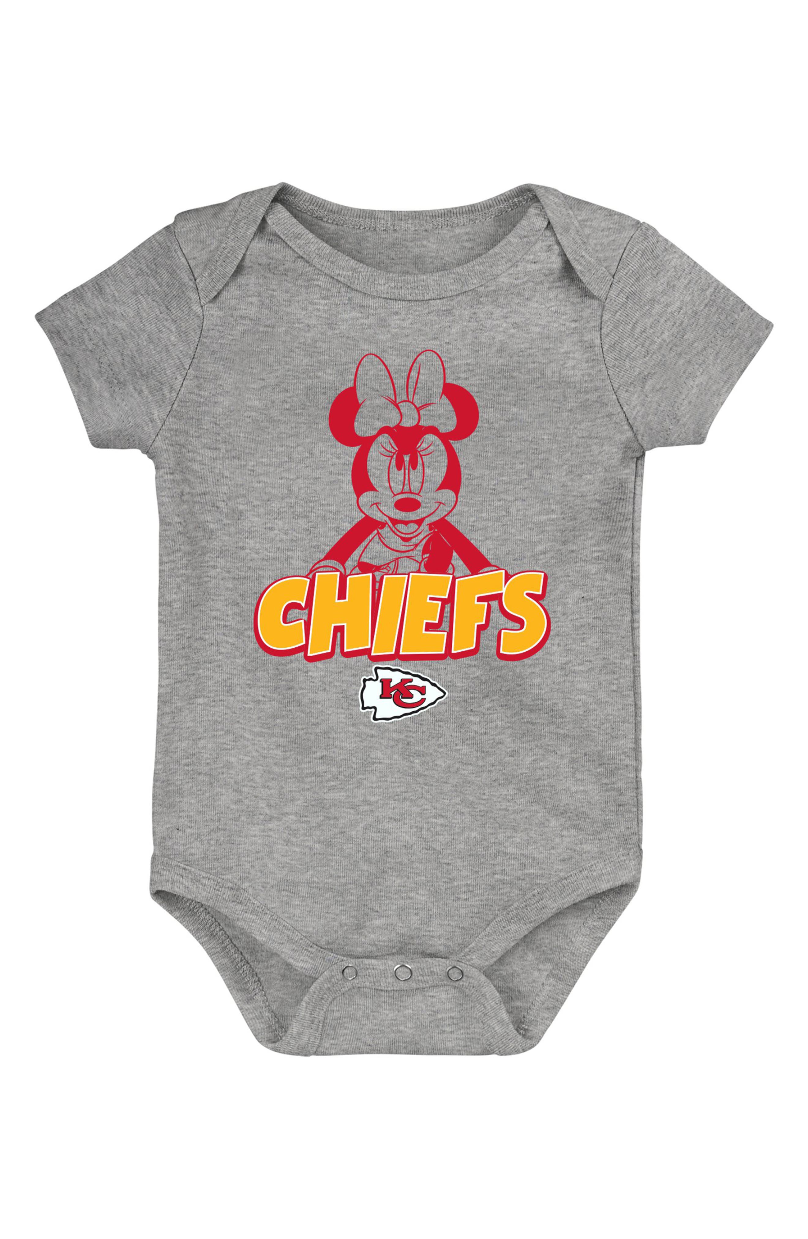 NFL x Disney Minnie Mouse Ready Set Go Kansas City Chiefs Cotton ...