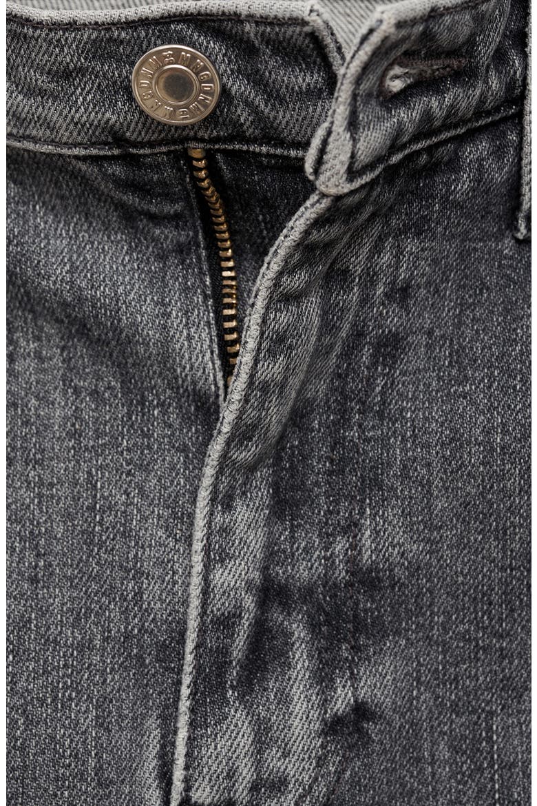 Claudia Waxed Crop Slim Fit Jeans, Alternate, color, OPEN GREY