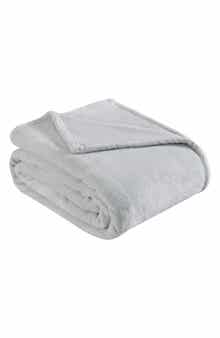 EDDIE BAUER Bi-Color Premium Plush Fleece Throw Blanket