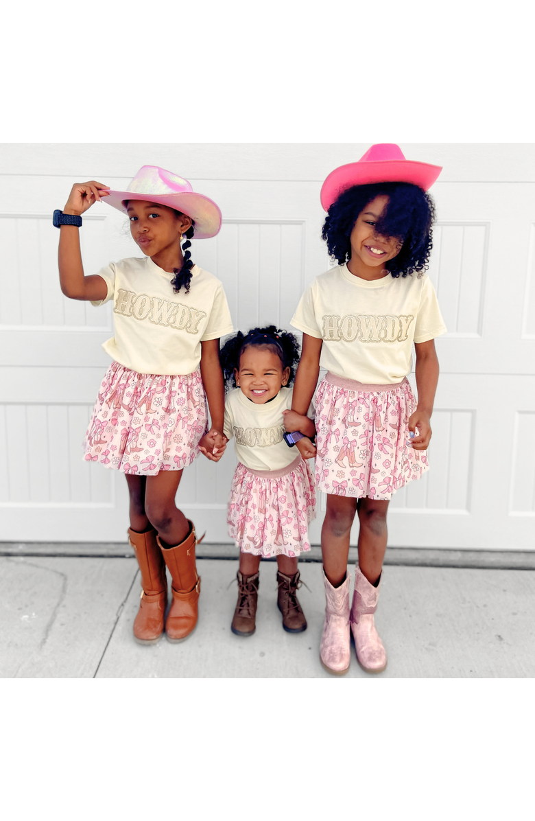 Sweet Wink Howdy Patch Short Sleeve T-Shirt, Alternate, color, Natural