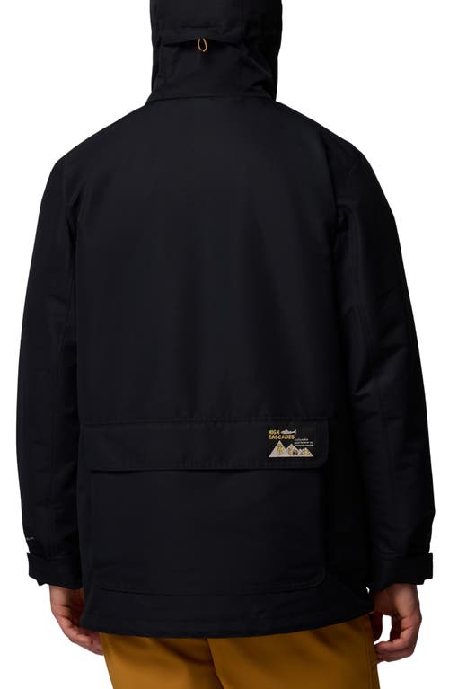 Columbia High Cascades 3-in-1 Reversible Hooded Jacket In Black