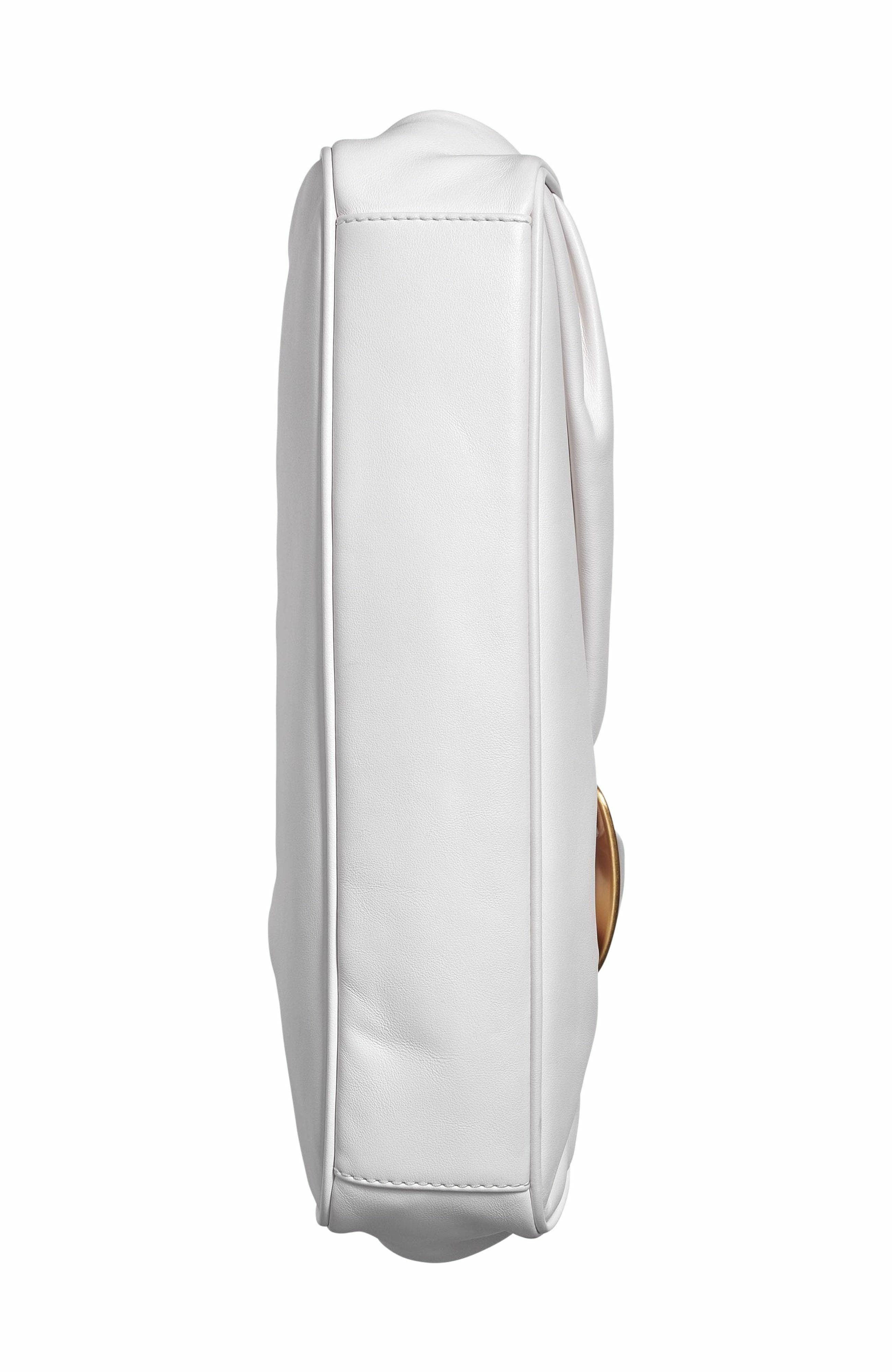 Donna Karan New York Bella Clutch, Alternate, color, Brilliant White