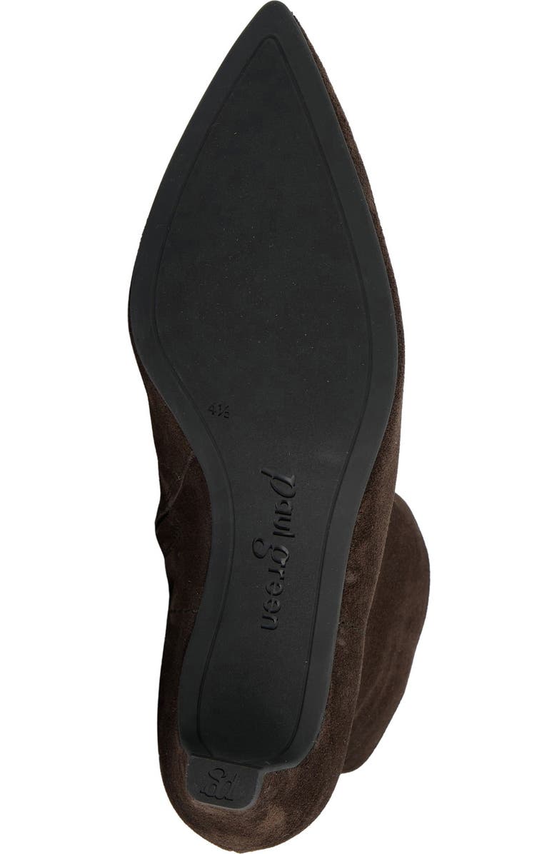 Paul Green Ciara Pointed Toe Kitten Heel Bootie, Alternate, color, Mocca Soft Suede