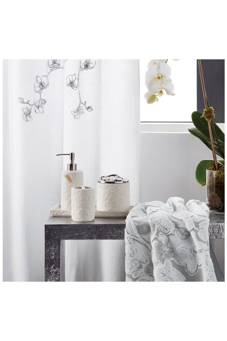 Orchid Bath Towel, Alternate, color, GREY