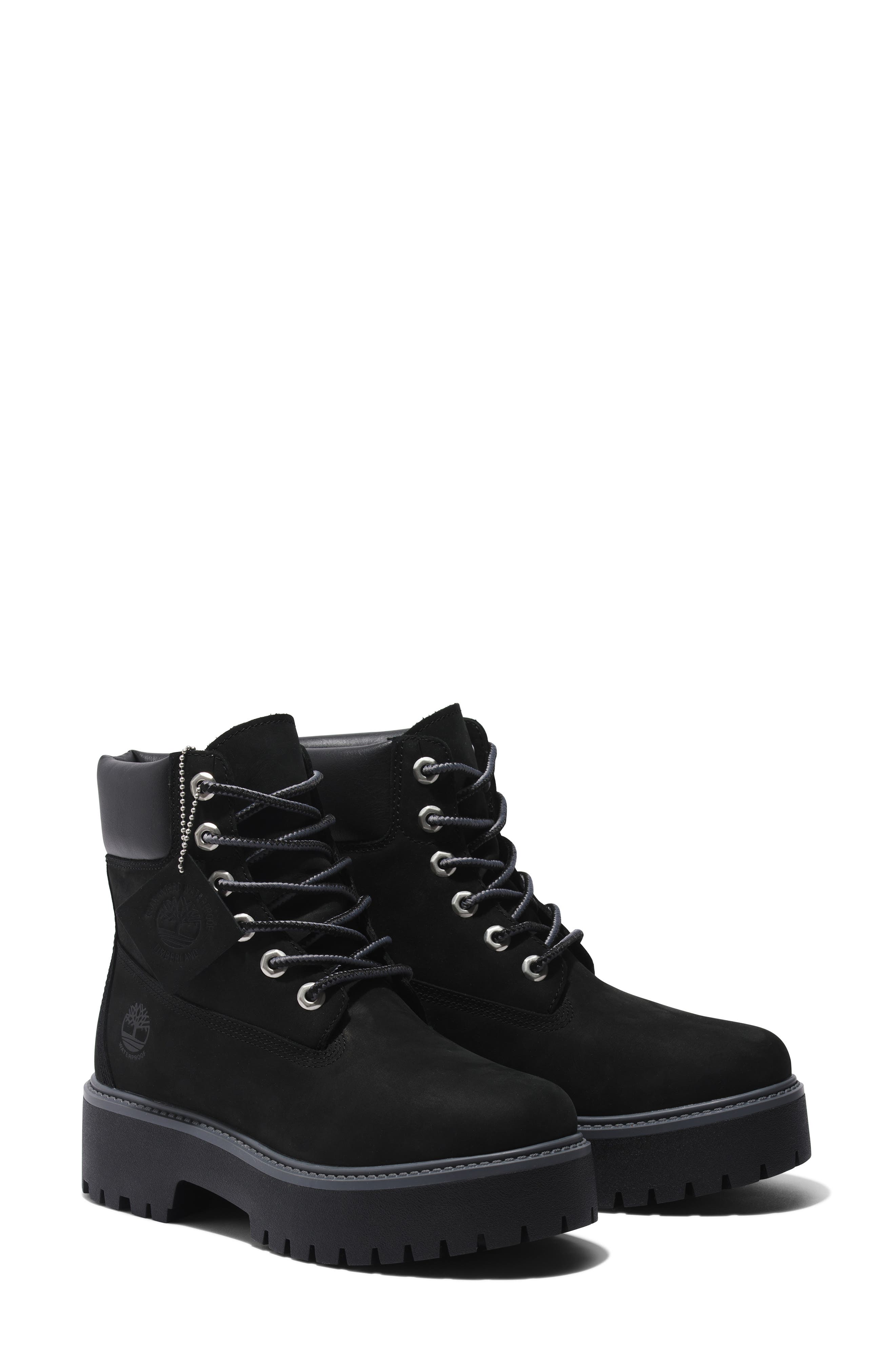 Stone Street 6-Inch Waterproof Lace-Up Leather Boot (Women