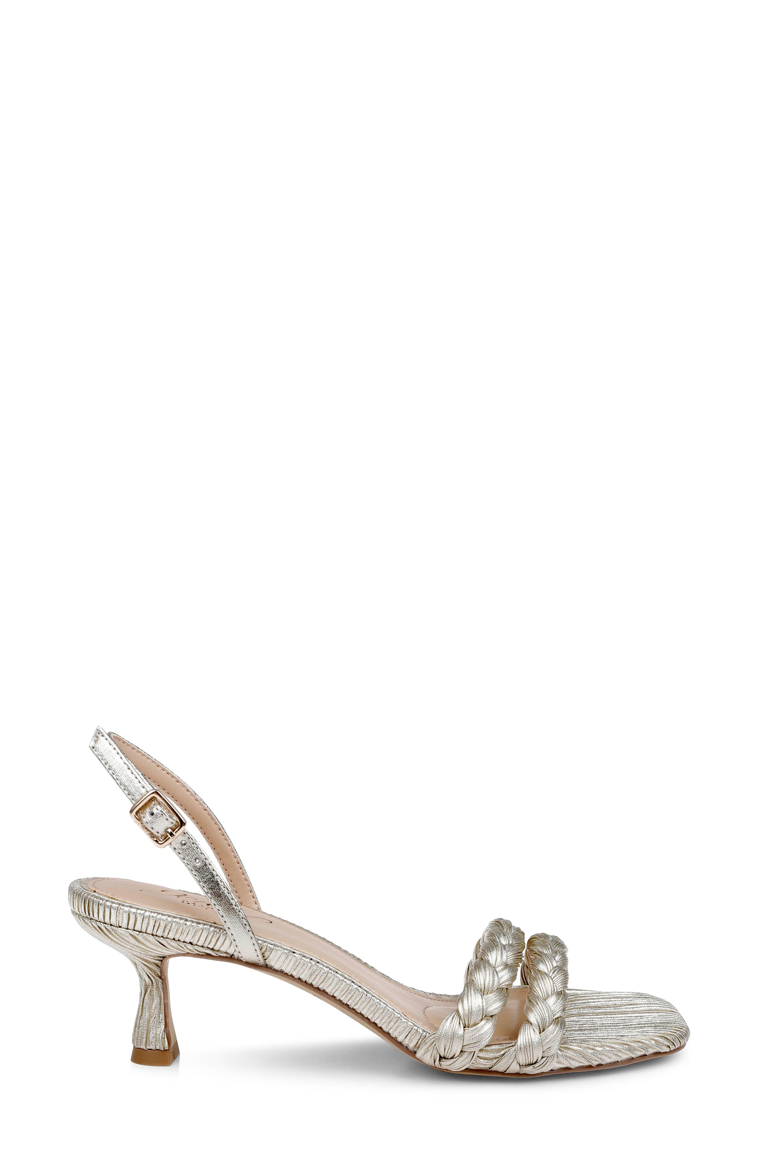 Sharon Slingback Sandal, Alternate, color, CHAMPAGNE GOLD