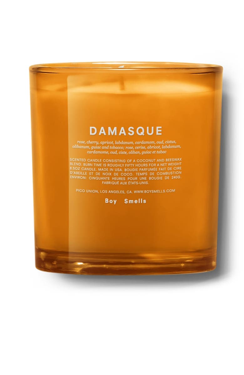 Boy Smells Damasque Scented Candle, Main, color,