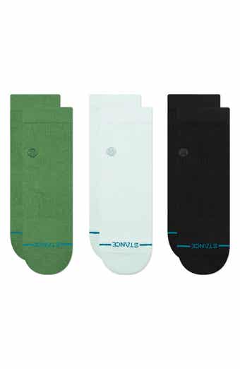 Icon 3-Pack Quarter Crew Socks