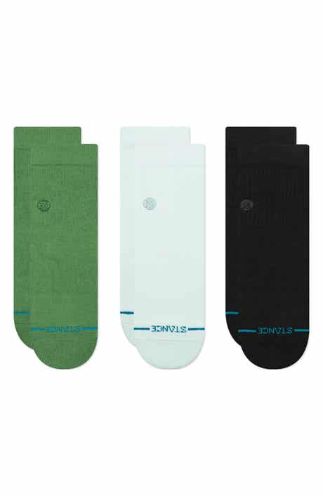 Icon 3-Pack Quarter Crew Socks