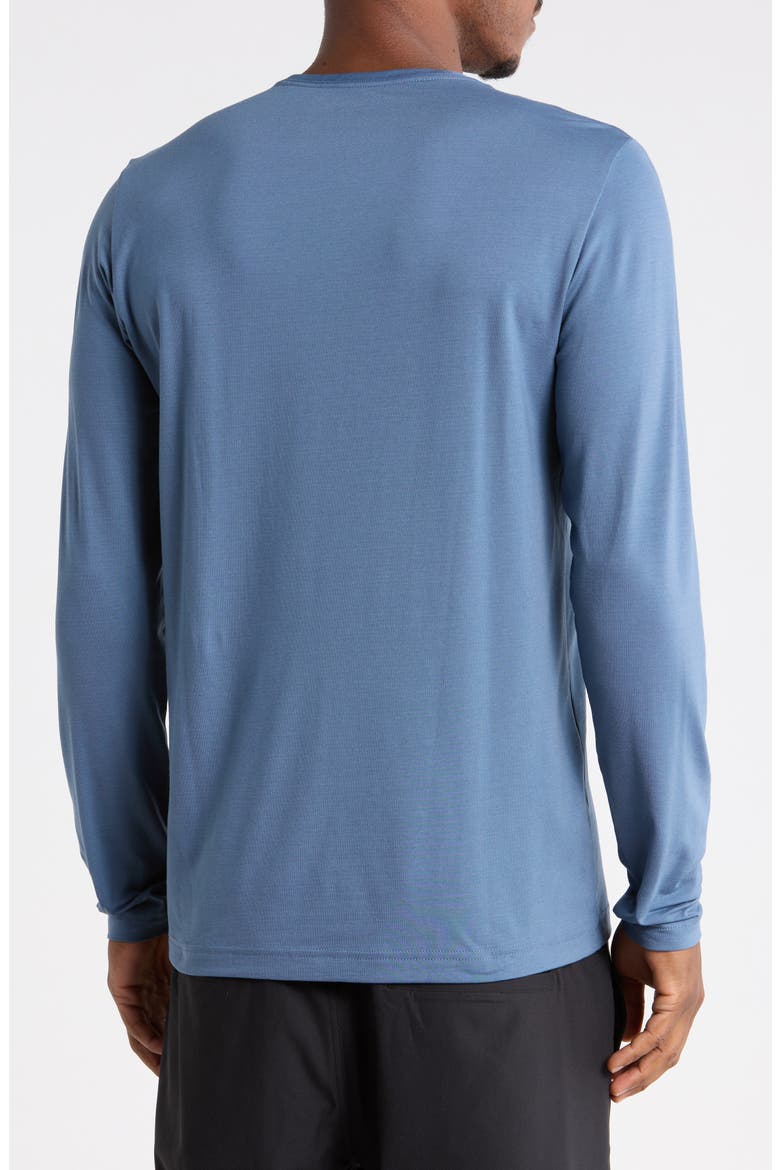 Performance Jersey Long Sleeve T-Shirt, Alternate, color, BERING SEA