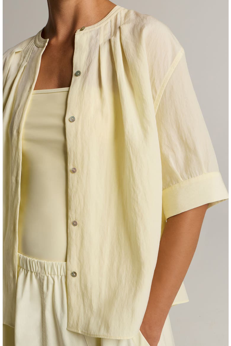 Pleated Top, Alternate, color, SUN PETAL