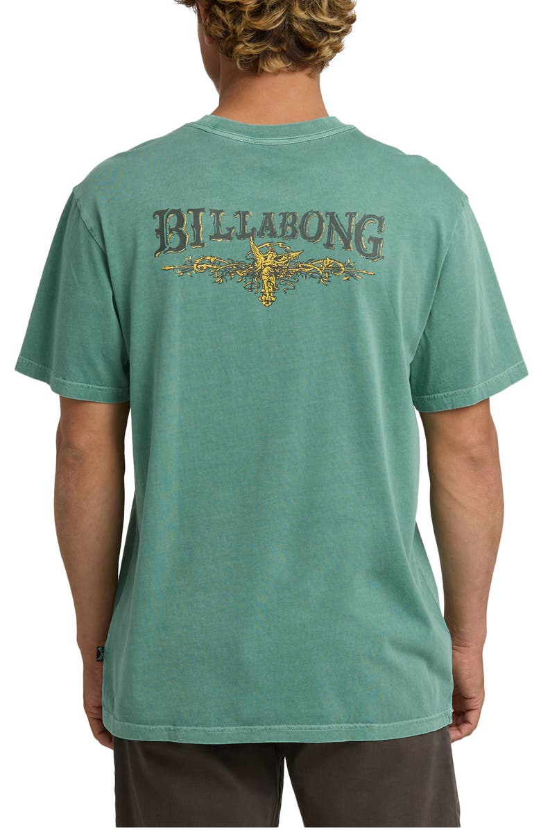 Billabong Pure Intentions Graphic T-Shirt, Alternate, color, Sea Green