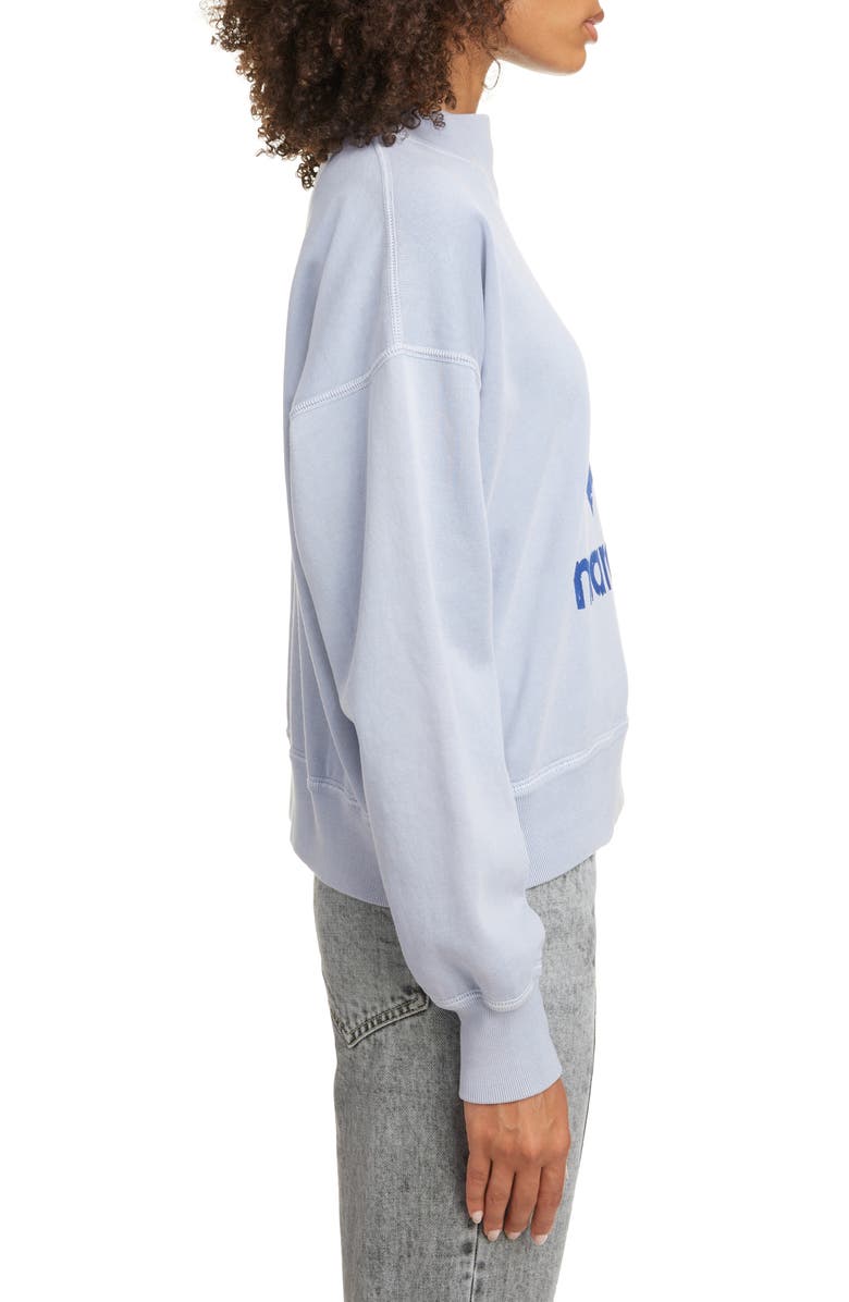 Isabel Marant Étoile Moby Logo Sweatshirt, Alternate, color, 