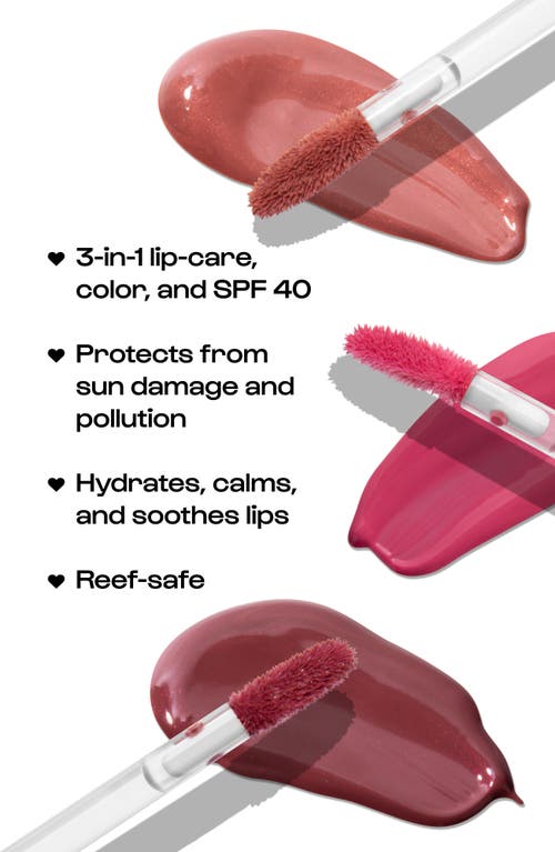 Alleyoop Sun Serum Lip Oil In Yellow