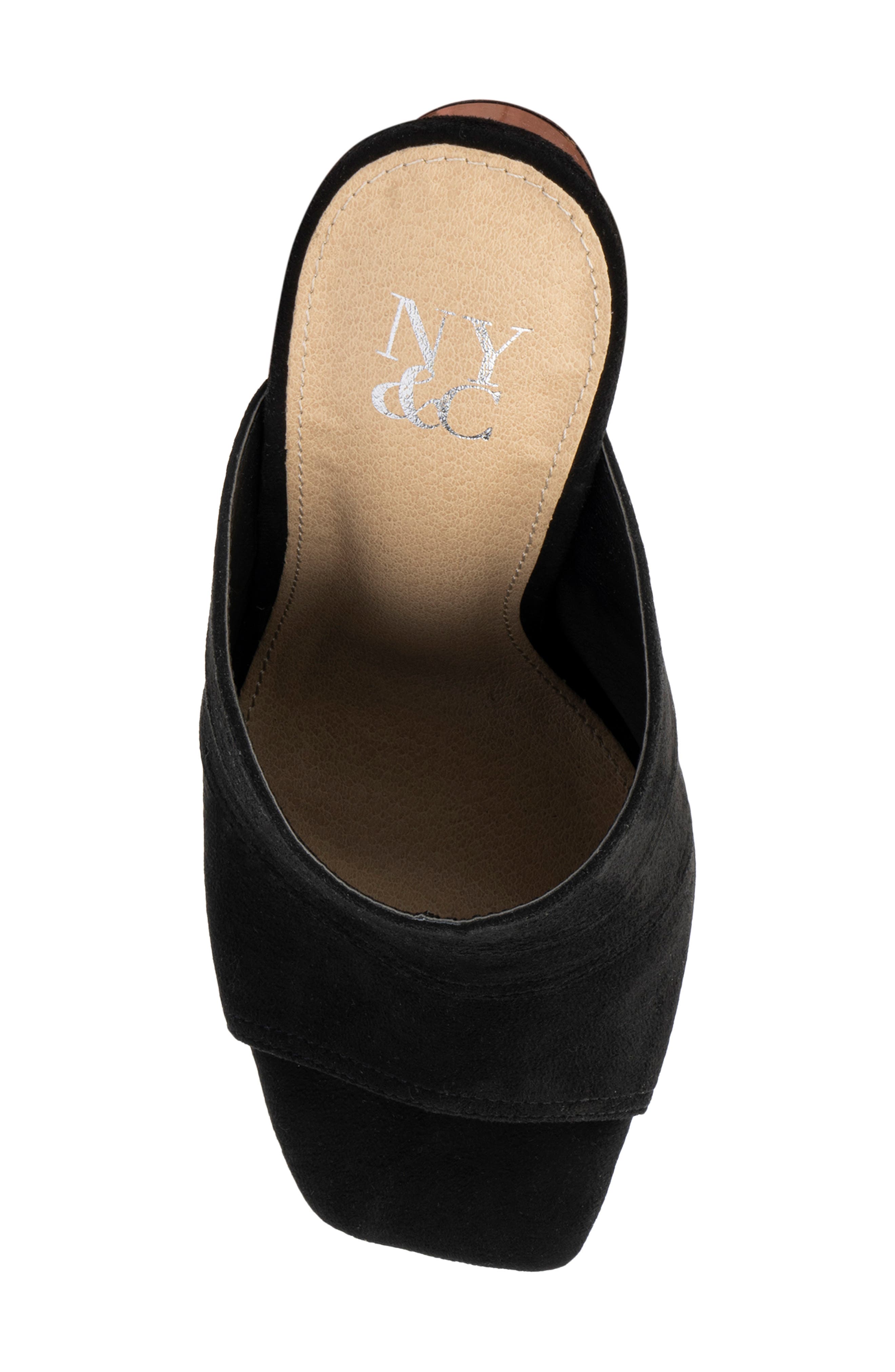 NEW YORK AND COMPANY Lacinda Block Heel Sandal, Alternate, color, Black