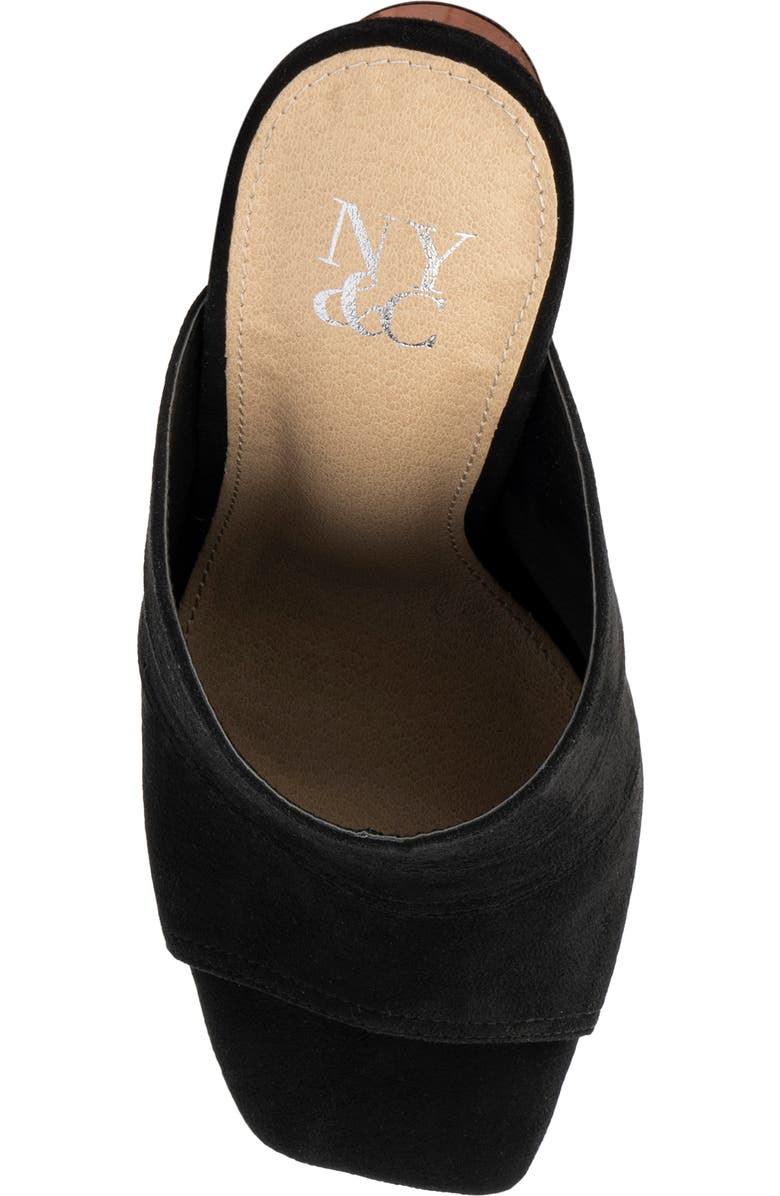 NEW YORK AND COMPANY Lacinda Block Heel Sandal, Alternate, color, Black