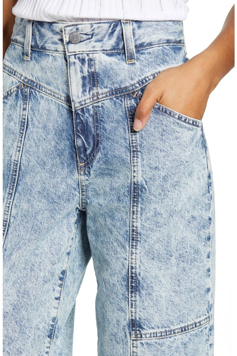 The Tomas X High Waist Wide Leg Jeans, Alternate, color, FINESSE