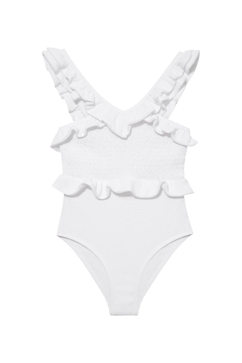 Sissy - Kids Girls One Piece Swimsuit, Main, color, White