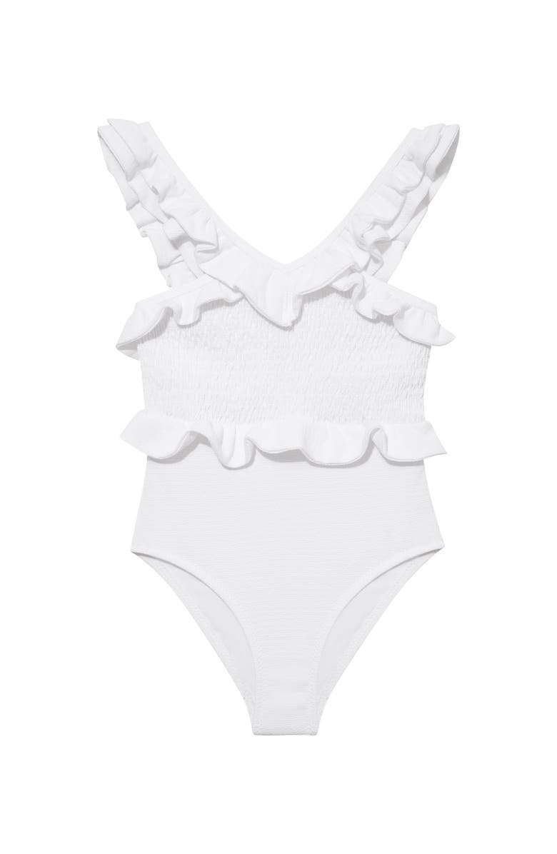 Moeva Sissy - Kids Girls One Piece Swimsuit, Main, color, White
