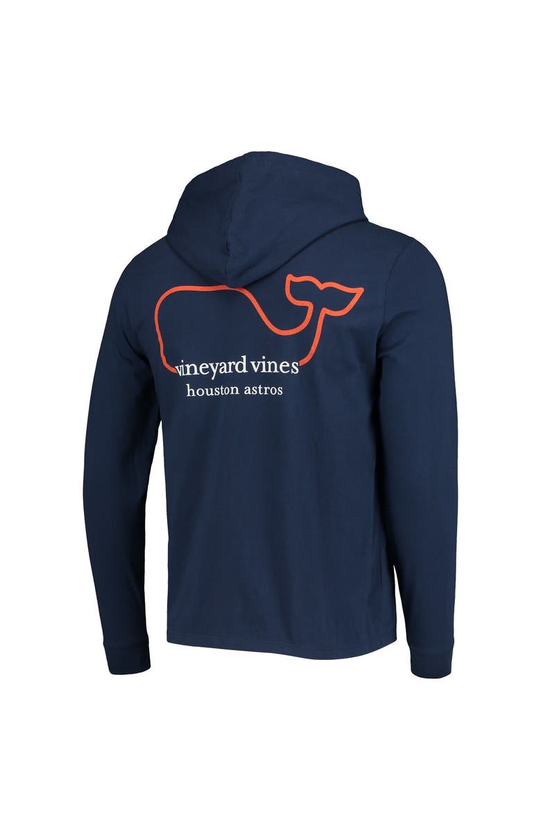 vineyard vines Men's Vineyard Vines Navy Houston Astros Long Sleeve Hoodie T-Shirt, Alternate, color,